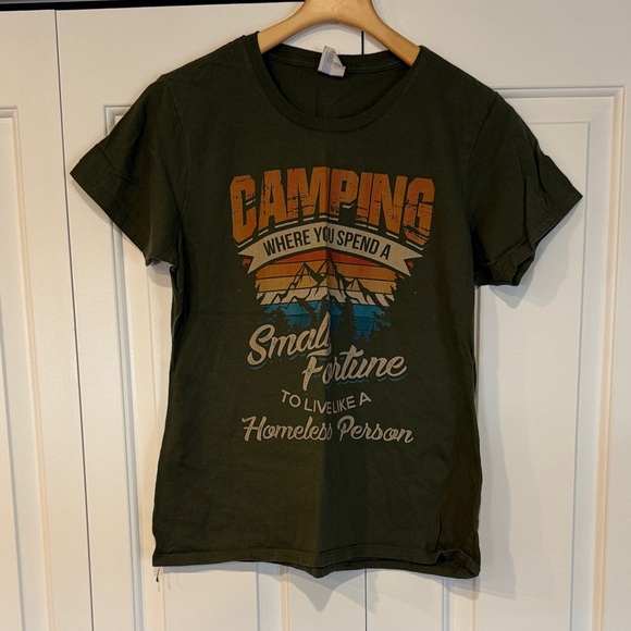 Port and Company Olive Green Graphic Tee - Picture 2 of 7